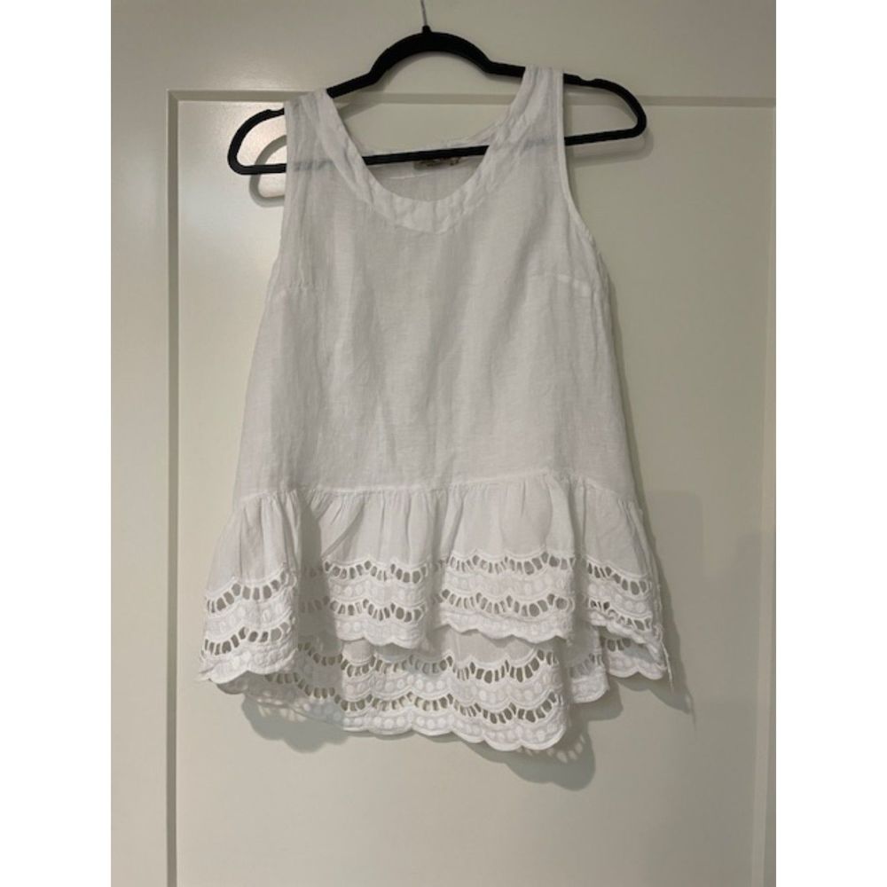 Valentina Naldi 100% Linen Tank - Made in Italy